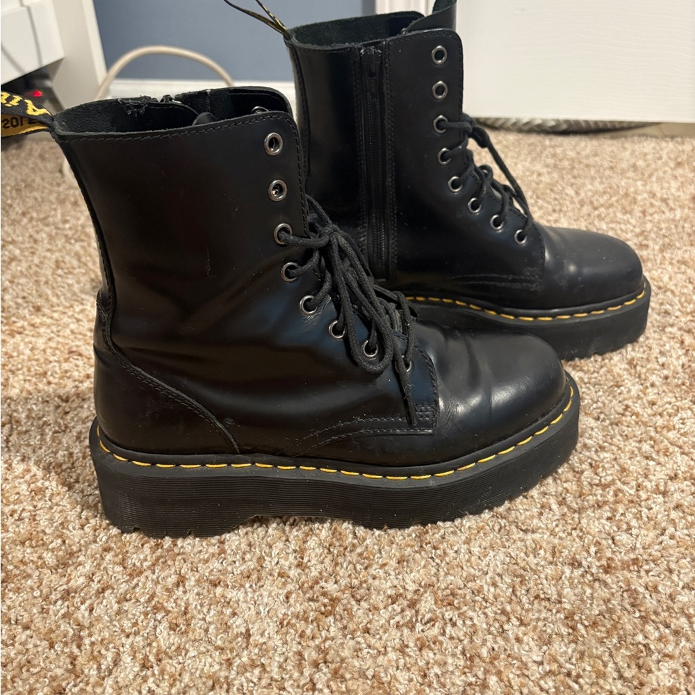 Dr. Martens Black Combat Boots